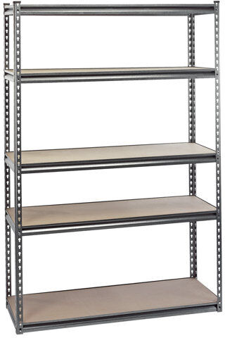 Draper 5 Shelf Shelving Unit Draper Size: 183cm H x 122cm W x 45cm D  - Size: 101cm H x 152cm W x 3.81cm D Draper 5 Shelf Shelving Unit Draper Size: 183cm H x 122cm W x 45cm D  - Size: 101cm H x 152cm W x 3.81cm D