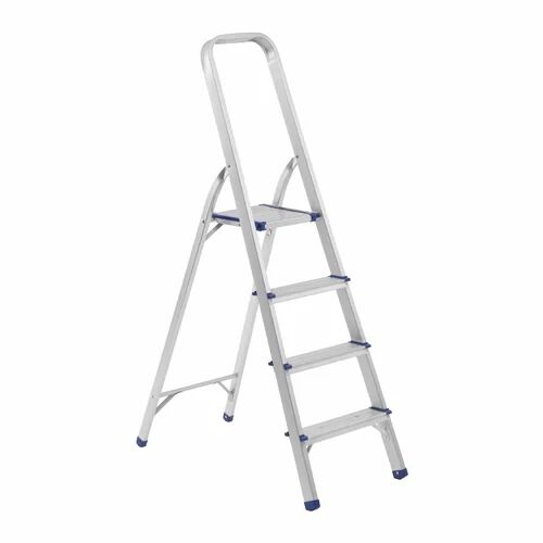 Symple Stuff 4-Step Folding 5.12 ft Aluminium Step Ladder with 331 lb. Load Capacity Symple Stuff