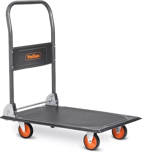 VonHaus 150kg Capacity Platform Truck - Multi-Functional Folding Platform Truck for Easy Transportation / Heavy Lifting VonHaus  - Size: 260cm H X 260cm W X 1cm D