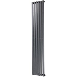 Belfry Heating Shoshana Vertical Oval Panel Radiator Anthracite 180cm H x 35.4cm W Belfry Heating Shoshana Vertical Oval Panel Radiator Anthracite 180cm H x 35.4cm W