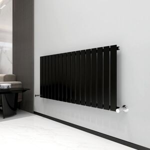 Symple Stuff Aarvik Radiator Black 600cm H x 1156cm W Symple Stuff Aarvik Radiator Black 600cm H x 1156cm W