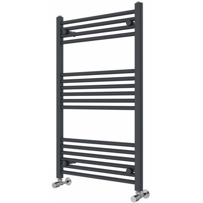 Rebrilliant Wiest Straight Heated Towel Rail Radiator Bathroom Ladder Warmer Anthracite 100cm H x 60cm W x 3cm D Rebrilliant Wiest Straight Heated Towel Rail Radiator Bathroom Ladder Warmer Anthracite 100cm H x 60cm W x 3cm D