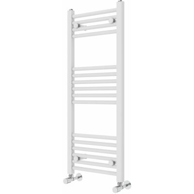 Rebrilliant Wiest Straight Heated Towel Rail Radiator Bathroom Ladder Warmer White 100cm H x 40cm W x 3cm D Rebrilliant Wiest Straight Heated Towel Rail Radiator Bathroom Ladder Warmer White 100cm H x 40cm W x 3cm D