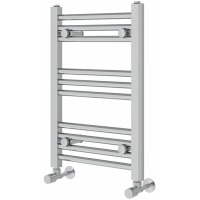 Rebrilliant Wiest Straight Heated Towel Rail Radiator Bathroom Ladder Warmer Chrome 60cm H x 40cm W x 3cm D Rebrilliant Wiest Straight Heated Towel Rail Radiator Bathroom Ladder Warmer Chrome 60cm H x 40cm W x 3cm D