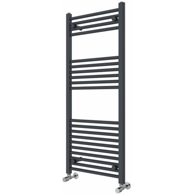 Rebrilliant Wiest Straight Heated Towel Rail Radiator Bathroom Ladder Warmer Anthracite 120cm H x 50cm W x 3cm D Rebrilliant Wiest Straight Heated Towel Rail Radiator Bathroom Ladder Warmer Anthracite 120cm H x 50cm W x 3cm D