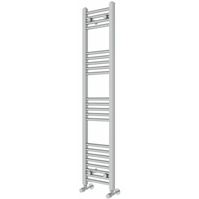 Rebrilliant Wiest Straight Heated Towel Rail Radiator Bathroom Ladder Warmer Chrome 140cm H x 30cm W x 3cm D Rebrilliant Wiest Straight Heated Towel Rail Radiator Bathroom Ladder Warmer Chrome 140cm H x 30cm W x 3cm D