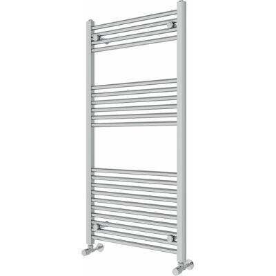 Rebrilliant Wiest Straight Heated Towel Rail Radiator Bathroom Ladder Warmer Chrome 120cm H x 60cm W x 3cm D Rebrilliant Wiest Straight Heated Towel Rail Radiator Bathroom Ladder Warmer Chrome 120cm H x 60cm W x 3cm D