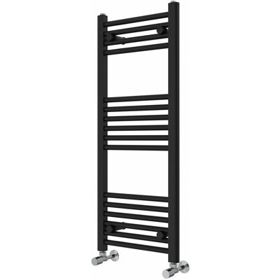 Rebrilliant Wiest Straight Heated Towel Rail Radiator Bathroom Ladder Warmer Black 100cm H x 40cm W x 3cm D Rebrilliant Wiest Straight Heated Towel Rail Radiator Bathroom Ladder Warmer Black 100cm H x 40cm W x 3cm D