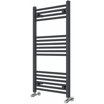 Rebrilliant Wiest Straight Heated Towel Rail Radiator Bathroom Ladder Warmer Anthracite 100cm H x 50cm W x 3cm D Rebrilliant Wiest Straight Heated Towel Rail Radiator Bathroom Ladder Warmer Anthracite 100cm H x 50cm W x 3cm D