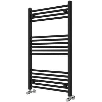 Rebrilliant Wiest Straight Heated Towel Rail Radiator Bathroom Ladder Warmer Black 100cm H x 60cm W x 3cm D Rebrilliant Wiest Straight Heated Towel Rail Radiator Bathroom Ladder Warmer Black 100cm H x 60cm W x 3cm D