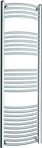 K-Vit Vertical Curved Towel Rail K-Vit Size: 160cm H x 50cm W x 5cm D  - Size: