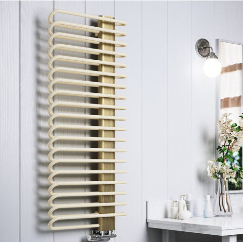 Terma Michelle Vertical Designer Towel Rail Terma Size: 120cm H x 50cm W x 12.6cm D  - Size: 160 cm H x 20 cm W x 7.2 cm D