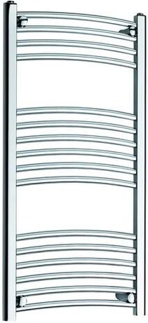 K-Vit Vertical Curved Towel Rail K-Vit Size: 100cm H x 50cm W x 5cm D  - Size: K-Vit Vertical Curved Towel Rail K-Vit Size: 100cm H x 50cm W x 5cm D  - Size: