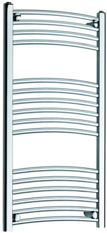 K-Vit Vertical Curved Towel Rail K-Vit Size: 100cm H x 60cm W x 5cm D  - Size: 80cm H x 50cm W x 5cm D K-Vit Vertical Curved Towel Rail K-Vit Size: 100cm H x 60cm W x 5cm D  - Size: 80cm H x 50cm W x 5cm D