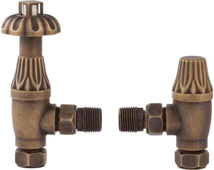 Bayswater Bathrooms Solid Brass Angled Thermostatic Radiator Valve Bayswater Bathrooms Finish: Beige  - Size: 126cm H X 20cm W X 67cm D