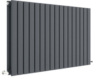 Hudson Reed Horizontal Designer Radiator Hudson Reed  - Size: 180cm H x 52.8cm W x 7.2cm D Hudson Reed Horizontal Designer Radiator Hudson Reed  - Size: 180cm H x 52.8cm W x 7.2cm D