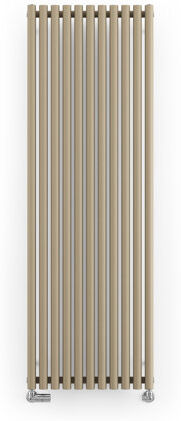 Terma Rolo Room Vertical/Horizontal Oval Panel Radiator Terma Radiator Colour: Brown  - Size: 1440cm H X 500cm W X 72cm D Terma Rolo Room Vertical/Horizontal Oval Panel Radiator Terma Radiator Colour: Brown  - Size: 1440cm H X 500cm W X 72cm D