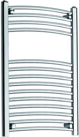 K-Vit Vertical Curved Towel Rail K-Vit Size: 80cm H x 30cm W x 5cm D  - Size: