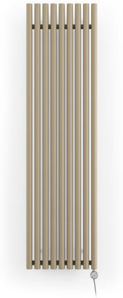 Terma Rolo Room E Vertical Oval Panel Radiator Terma Radiator Colour: Brown  - Size: 1900cm H X 580cm W X 82cm D Terma Rolo Room E Vertical Oval Panel Radiator Terma Radiator Colour: Brown  - Size: 1900cm H X 580cm W X 82cm D