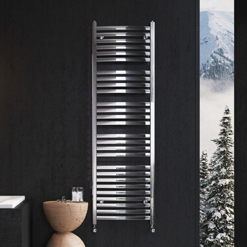 Belfry Heating Sahara Vertical Straight Towel Rail Belfry Heating Size: 1600mm H x 500mm W x 100mm D  - Size: 800mm H x 490mm W x 80mm D Belfry Heating Sahara Vertical Straight Towel Rail Belfry Heating Size: 1600mm H x 500mm W x 100mm D  - Size: 800mm H x 490mm W x 80mm D