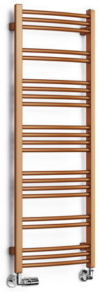 Terma Jade Vertical Curved Towel Rail Terma  - Size: 128 cm H x 20 cm W x 7.2 cm D Terma Jade Vertical Curved Towel Rail Terma  - Size: 128 cm H x 20 cm W x 7.2 cm D
