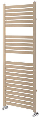 Belfry Heating Highgate Vertical Flat Panel Towel Rail Belfry Heating Finish: Brown Metallic, Size: 1600mm H x 600mm W x 100mm D  - Size: 1200mm H x 600mm W x 30mm D Belfry Heating Highgate Vertical Flat Panel Towel Rail Belfry Heating Finish: Brown Metallic, Size: 1600mm H x 600mm W x 100mm D  - Size: 1200mm H x 600mm W x 30mm D
