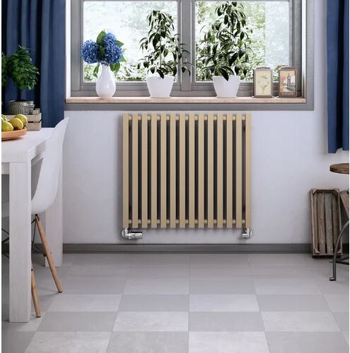 Terma Triga Horizontal Designer Radiator Terma Radiator Colour: Brown  - Size: 1800cm H X 370cm W X 96cm D