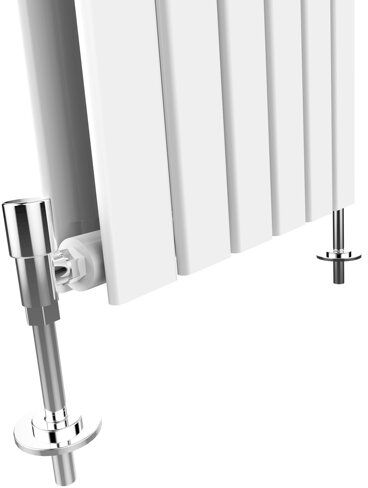 Belfry Bathroom Kootenai Horizontal Designer Radiator Belfry Bathroom Radiator Colour: White, Size: 600mm H x 1368mm W x 61mm D  - Size: 600mm H x 836mm W x 61mm D Belfry Bathroom Kootenai Horizontal Designer Radiator Belfry Bathroom Radiator Colour: White, Size: 600mm H x 1368mm W x 61mm D  - Size: 600mm H x 836mm W x 61mm D