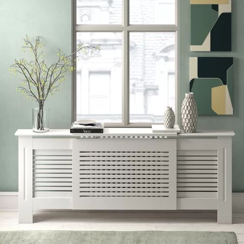 Belfry Heating Humberto Extra Large Radiator Cover Belfry Heating  - Size: 79cm H X 80cm W X 40cm D