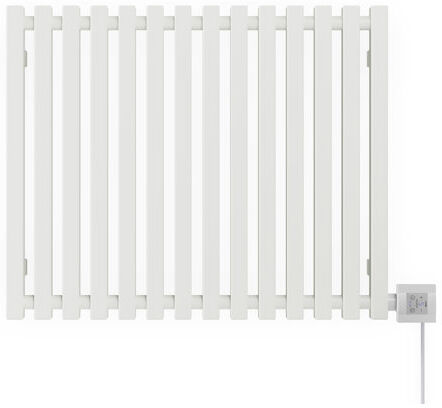 Terma Triga Horizontal Flat Panel Radiator Terma Radiator Colour: White  - Size: 1800cm H X 519cm W X 95cm D Terma Triga Horizontal Flat Panel Radiator Terma Radiator Colour: White  - Size: 1800cm H X 519cm W X 95cm D
