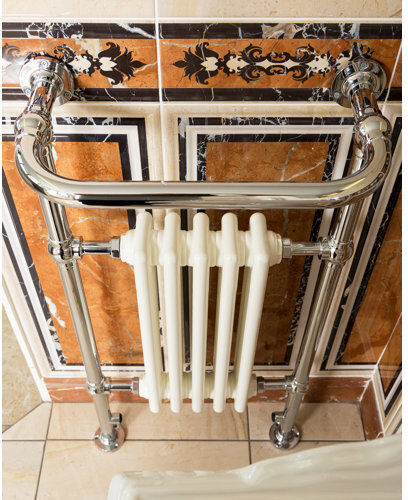 Belfry Heating Albert Vertical Traditional Towel Rail Belfry Heating  - Size: Rectangle 68 x 762cm Belfry Heating Albert Vertical Traditional Towel Rail Belfry Heating  - Size: Rectangle 68 x 762cm