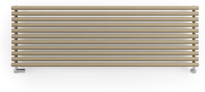 Terma Rolo Room Vertical/Horizontal Oval Panel Radiator Terma Radiator Colour: Brown  - Size: 144cm H x 50cm W x 72cm D Terma Rolo Room Vertical/Horizontal Oval Panel Radiator Terma Radiator Colour: Brown  - Size: 144cm H x 50cm W x 72cm D