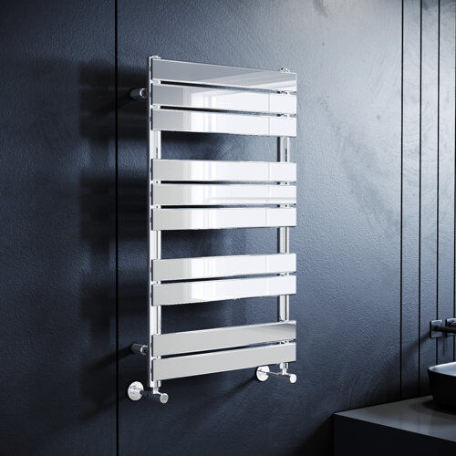 Belfry Bathroom Penstemon Vertical Flat Panel Towel Rail Belfry Bathroom Size: 1000mm H x 600mm W x 68mm D  - Size: Belfry Bathroom Penstemon Vertical Flat Panel Towel Rail Belfry Bathroom Size: 1000mm H x 600mm W x 68mm D  - Size: