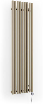 Terma Rolo Room E Vertical Oval Panel Radiator Terma  - Size: 118.5cm H x 60cm W x 12.2cm D Terma Rolo Room E Vertical Oval Panel Radiator Terma  - Size: 118.5cm H x 60cm W x 12.2cm D