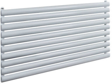 Belfry Heating Pierre Horizontal Oval Panel Radiators Belfry Heating Size: 42cm H x 152cm W x 9.5cm D  - Size: Small Belfry Heating Pierre Horizontal Oval Panel Radiators Belfry Heating Size: 42cm H x 152cm W x 9.5cm D  - Size: Small