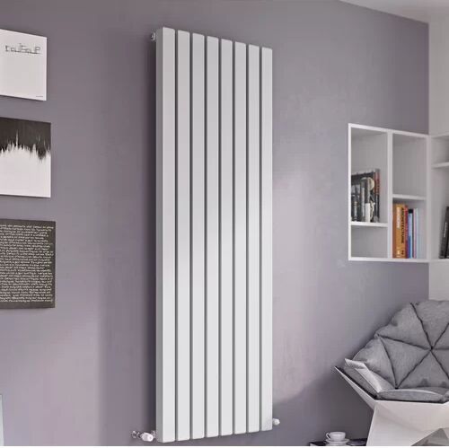 Belfry Heating Andy Vertical Designer Radiator Belfry Heating Size: 60 cm H x 118.5 cm W x 11.9 cm D, Finish: White  - Size: