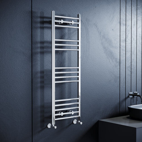 Belfry Bathroom Gallo Vertical Straight Towel Rail Belfry Bathroom Size: 1200mm H x 400mm W x 68mm D  - Size: Small Belfry Bathroom Gallo Vertical Straight Towel Rail Belfry Bathroom Size: 1200mm H x 400mm W x 68mm D  - Size: Small