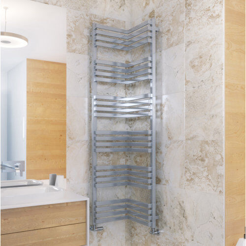 Terma Incorner Vertical Flat Panel Towel Rail Terma  - Size: 610cm H X 680cm W X 82cm D Terma Incorner Vertical Flat Panel Towel Rail Terma  - Size: 610cm H X 680cm W X 82cm D