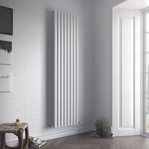 Belfry Heating Angela Vertical Designer Radiator Belfry Heating Size: 180cm H x 41cm W x 9cm D, Radiator Colour: White  - Size: 101.6cm H x 66.04cm W x 3.81cm D Belfry Heating Angela Vertical Designer Radiator Belfry Heating Size: 180cm H x 41cm W x 9cm D, Radiator Colour: White  - Size: 101.6cm H x 66.04cm W x 3.81cm D