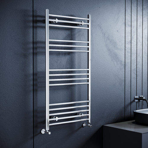 Belfry Bathroom Gallo Vertical Straight Towel Rail Belfry Bathroom Size: 1200mm H x 600mm W x 68mm D  - Size: 26cm H X 170cm W X 22cm D Belfry Bathroom Gallo Vertical Straight Towel Rail Belfry Bathroom Size: 1200mm H x 600mm W x 68mm D  - Size: 26cm H X 170cm W X 22cm D