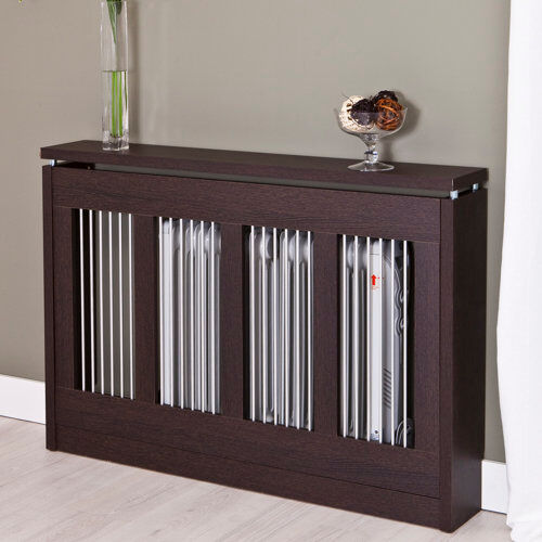 Belfry Heating Radiator Cover Belfry Heating Finish: Espresso  - Size: 173cm H X 28cm W X 28cm D Belfry Heating Radiator Cover Belfry Heating Finish: Espresso  - Size: 173cm H X 28cm W X 28cm D