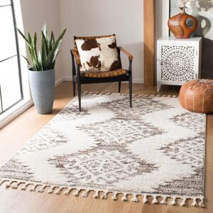 Mistana Joulon Hooked Ivory/Brown Rug white 200.0 W x 5.0 D cm