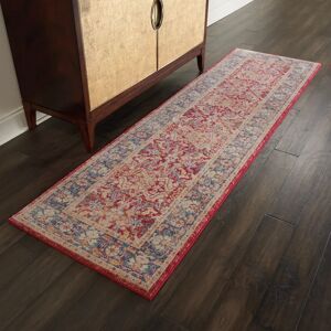 Mistana Goldrick Red/Blue Area Rug blue/red 61.0 W x 1.0 D cm