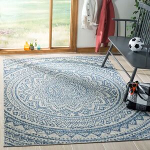 Mistana Erardo Hooked Grey/Blue Area Rug blue/gray 200.0 W x 0.254 D cm