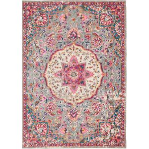 Mistana Geomar Passion Grey/Pink Rug gray/pink 201.0 W x 0.5 D cm