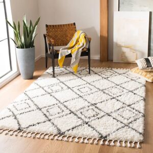 Mistana Ried Ivory Looped/Hooked Area Rug white 120.0 W x 5.1 D cm