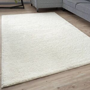 THE RUGS Myshaggy Rugs Solid Design   White white 200.0 H x 140.0 W x 1.18 D cm