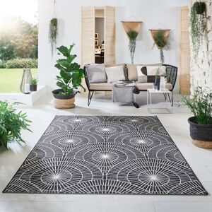 Mistana Kocher Flatweave Black/Ivory Rug black/white 200.0 W x 0.5 D cm