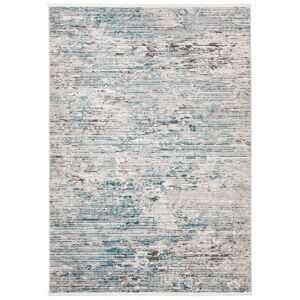 Mistana Chowk Looped/Hooked Blue/Grey/Beige Rug blue/gray/white 91.0 W x 0.89 D cm