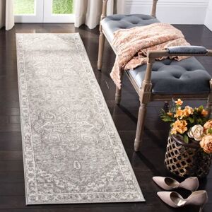 Mistana Habib Ozul Cream/Grey Area Rug gray/white 62.0 W x 0.8 D cm